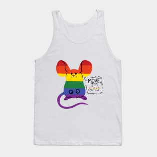 Gay Pride Mouse Tank Top